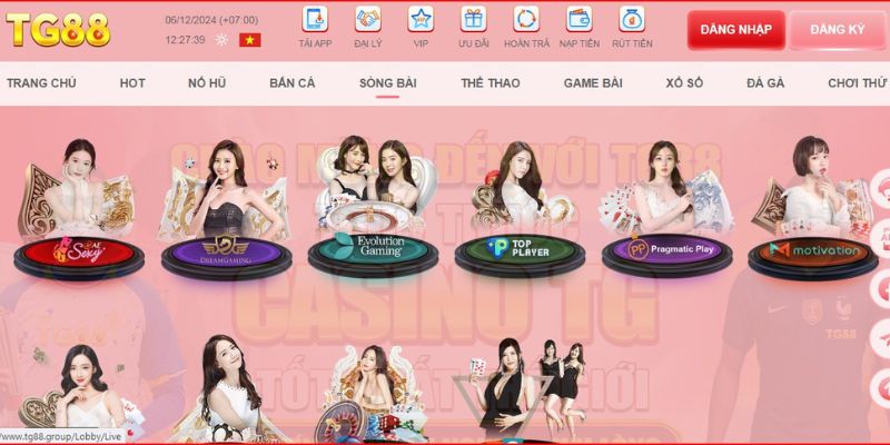 Sơ lược vài nét về casino TG88