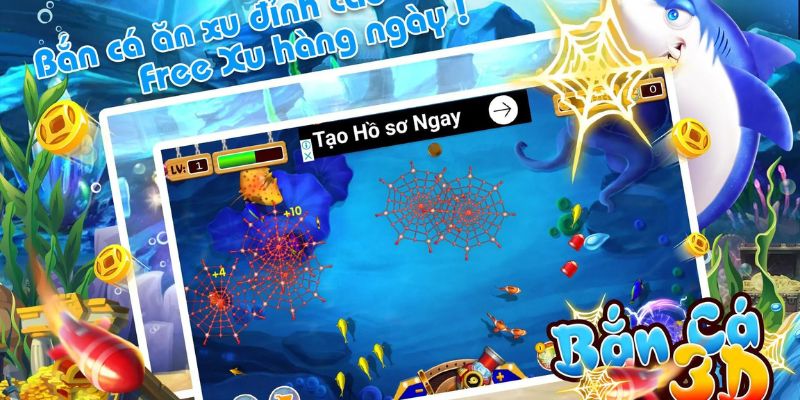 Bắn cá 3D là tựa game top đầu tại nhà cái Tg88