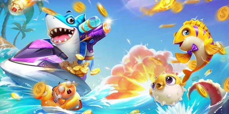 Sảnh bắn cá tại cổng game quy tụ hàng trăm trò chơi giải trí đặc sắc