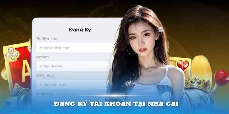 Các thao tác đăng ký account hội viên rất đơn giản