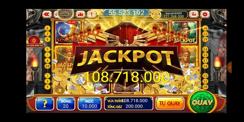 Sảnh slot nổ hũ với hàng trăm chủ đề ấn tượng